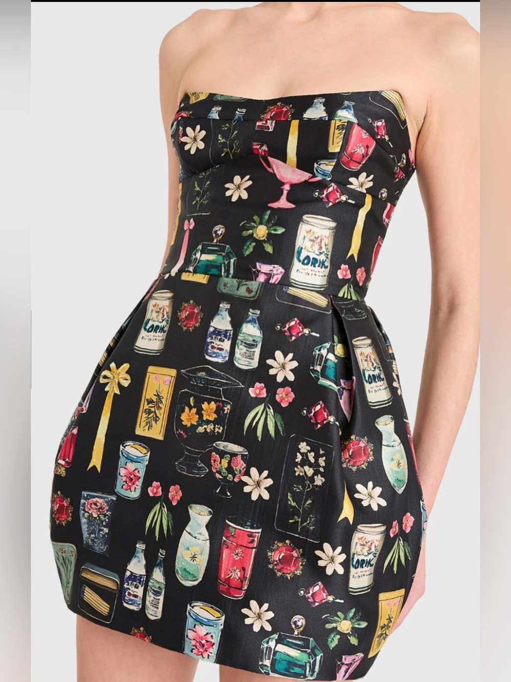 Amanda Uprichard Treasure Print Bubble Dress